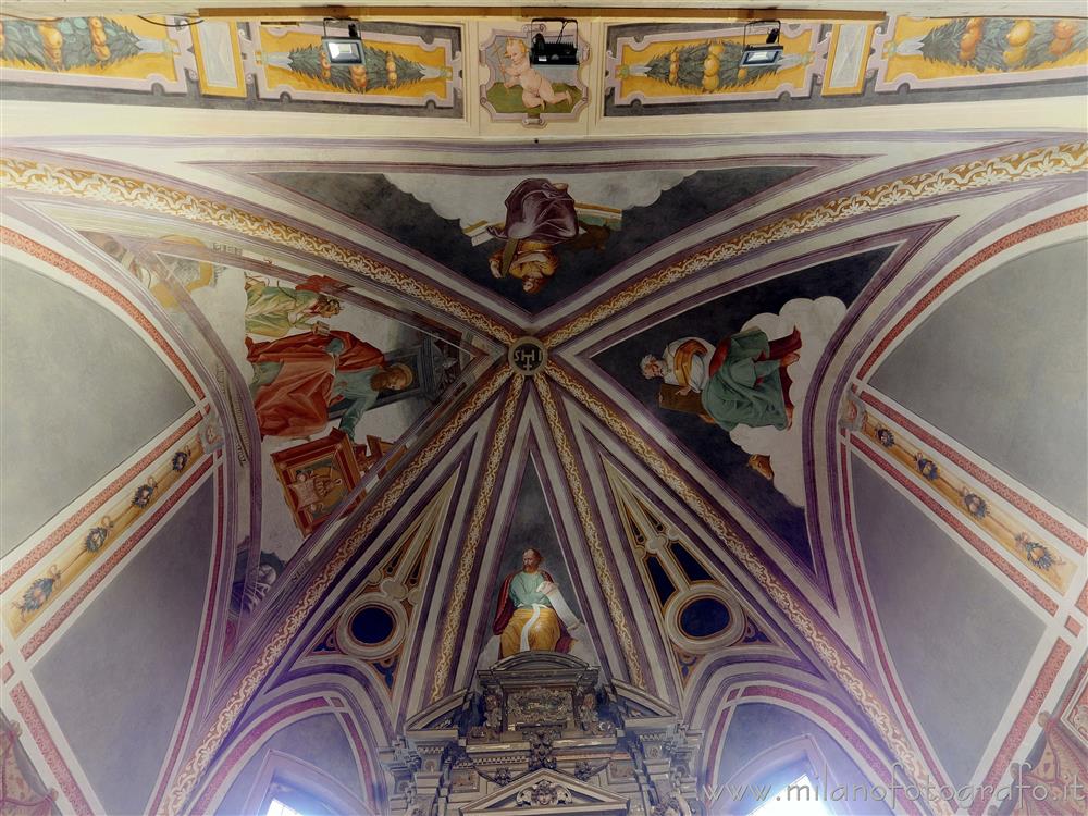 Caravaggio (Bergamo, Italy) - Vault of the Chapel of St. Bartholomew in the Church of San Bernardino